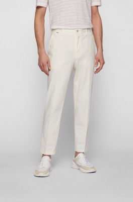 white trousers men
