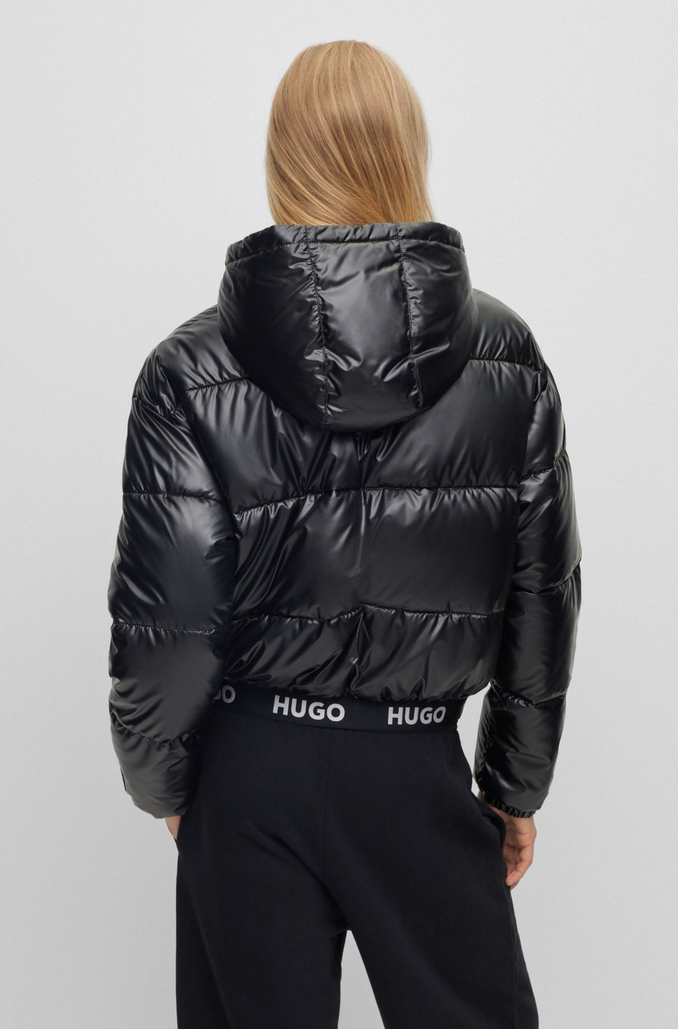 Hugo boss best sale shiny puffer