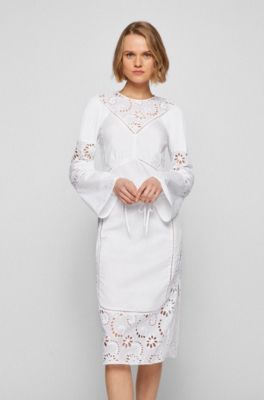 cotton broderie anglaise dress