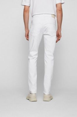 boss white jeans