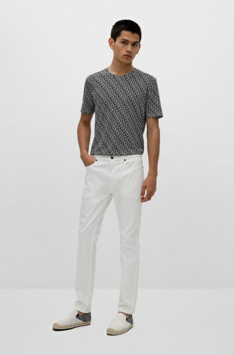 HUGO - con suela de yute y detalles de logo estampado