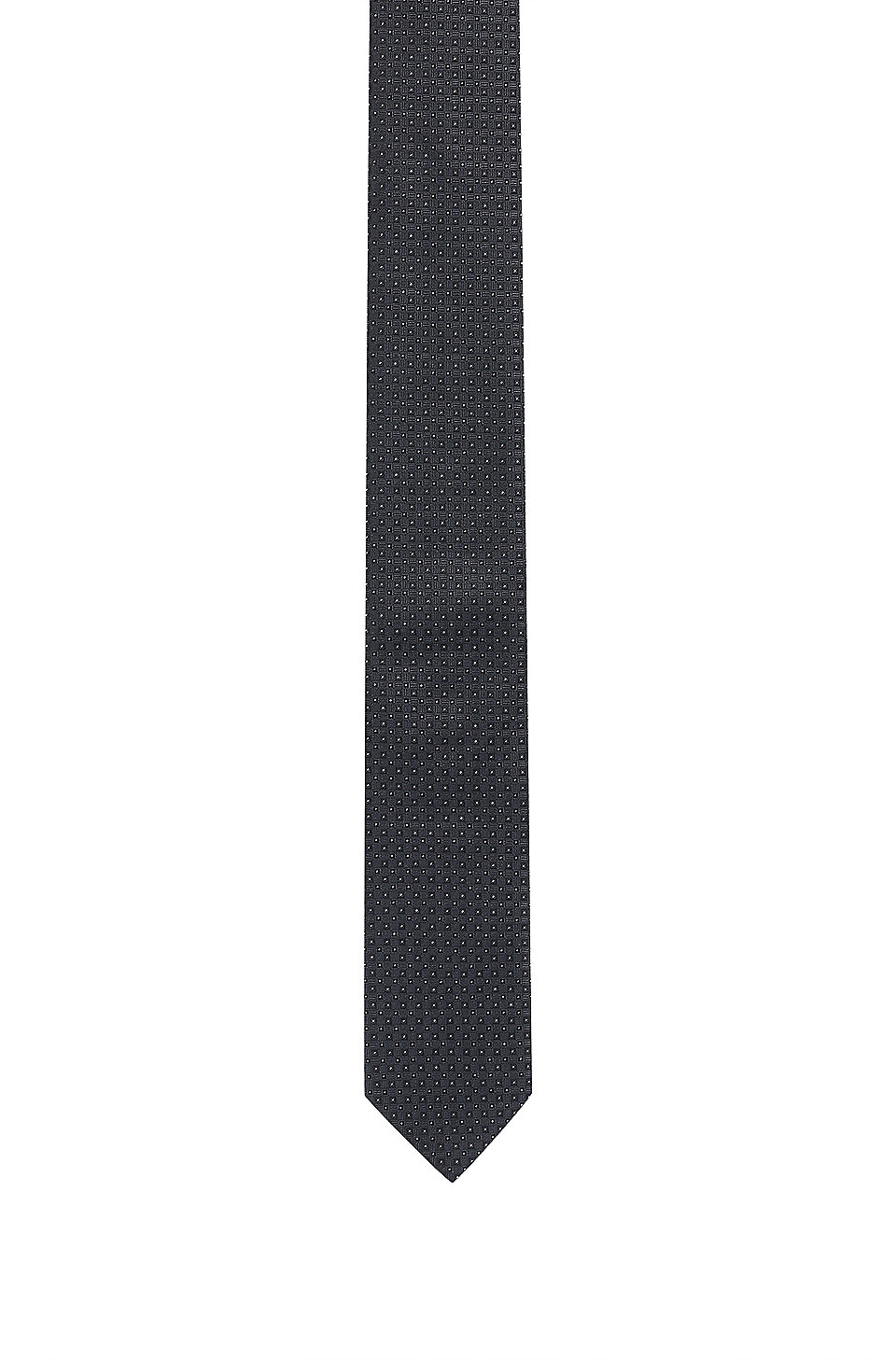 Cravatta in seta jacquard con micromotivo HUGO BOSS Uomo Abbigliamento Cappotti e giubbotti Soprabiti 