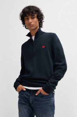 HUGO BOSS ジップネック ニットセーター