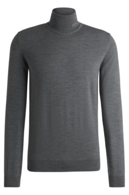 Pull Regular à col roulé en laine vierge