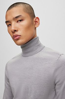 Men on sale grey turtleneck