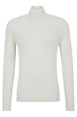 White hot sale polar neck