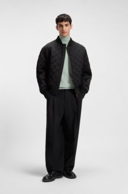 Rollkragenpullover aus Merinowolle mit Logo-Stickerei, Hellgr&uuml;n