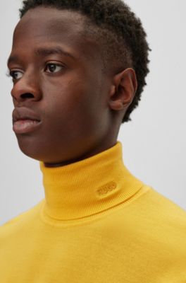 yellow roll neck mens