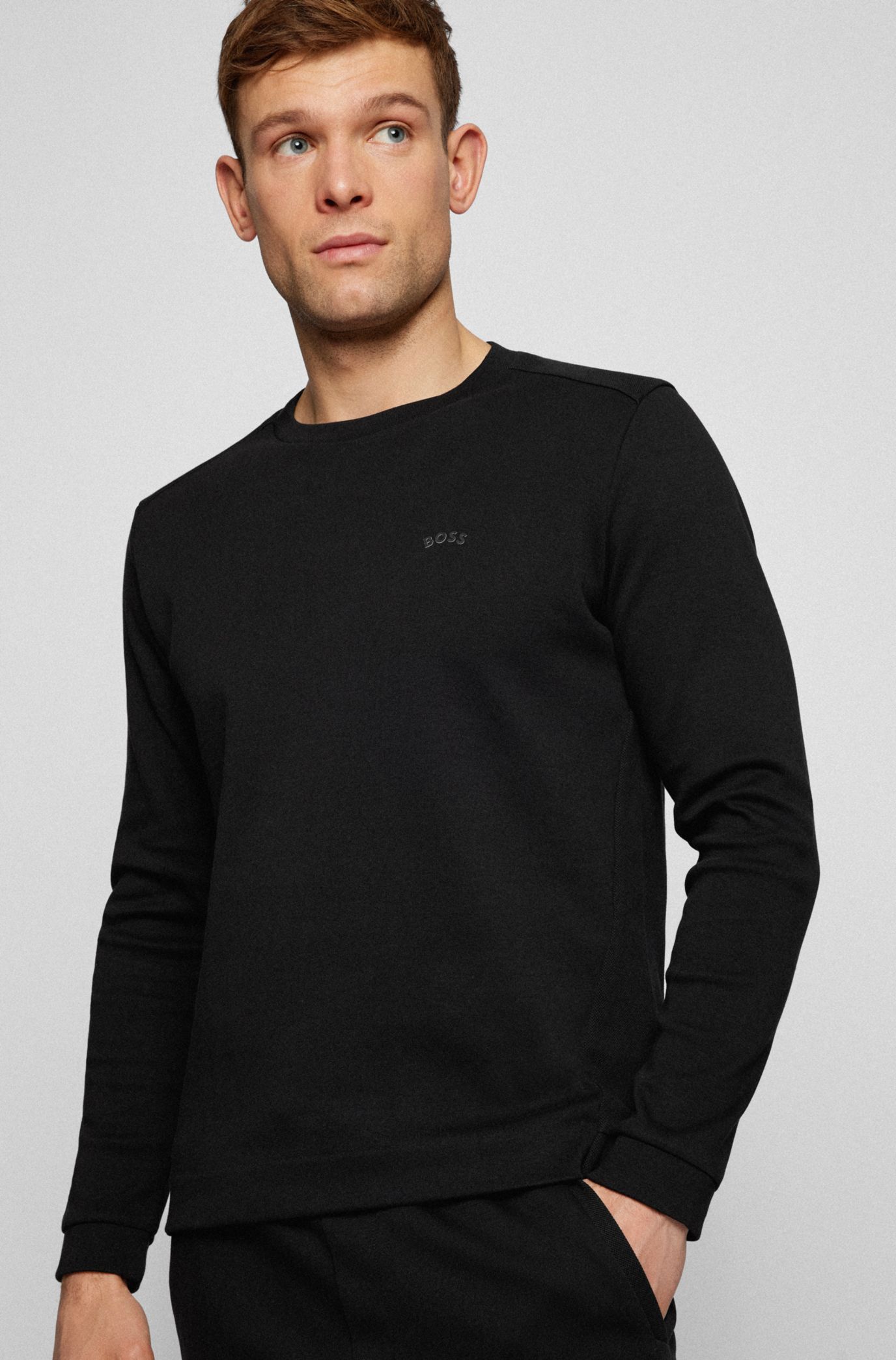 Boss salbo deals crew neck sweatshirt