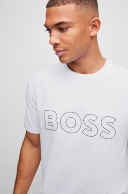 hugo boss shoulder logo t shirt