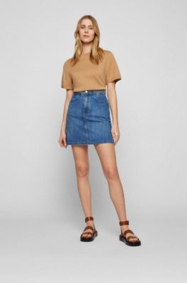 country collection denim skirt