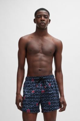 blue hugo boss swim shorts