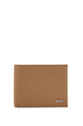 Hugo Boss Subway _ gelules Red Logo Hommes Porte-monnaie Portefeuille en cuir Wallet 