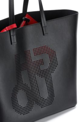 Tassen Gekruiste tassen Hugo Boss Gekruiste tas lichtgrijs casual uitstraling 