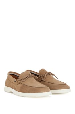 suede slip on loafers