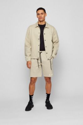 BOSS & NBA interlock-cotton relaxed-fit T-shirt with collaborative branding, NBA Generic