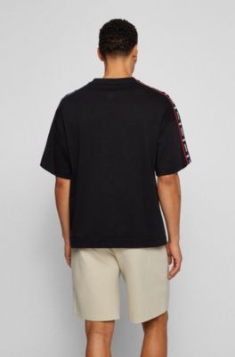 BOSS & NBA camiseta relaxed fit de interlock de algod&oacute;n con detalle de la colaboraci&oacute;n, NBA Generic