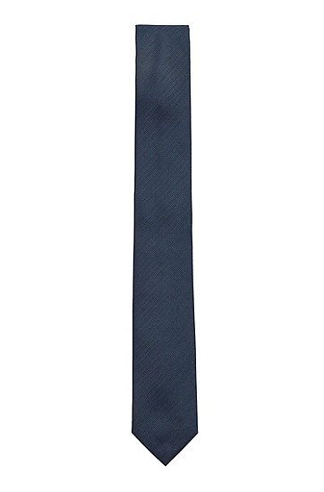 意大利制造纯真丝领带,  404_Dark Blue