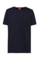 Regular-fit T-shirt in lightweight Pima cotton, Dark Blue