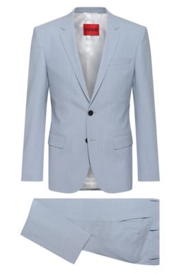 hugo boss suit fabric