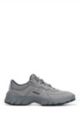Hybrid trainers with microfibre and sporty mesh, Grey