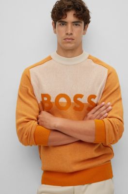 Sweaters Hugo Boss Men Men Clothing Hugo Boss Men Sweaters & Cardigans Hugo Boss Men Sweaters Hugo Boss Men Sweater HUGO BOSS 2 M orange 