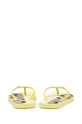 yellow flip flops old navy
