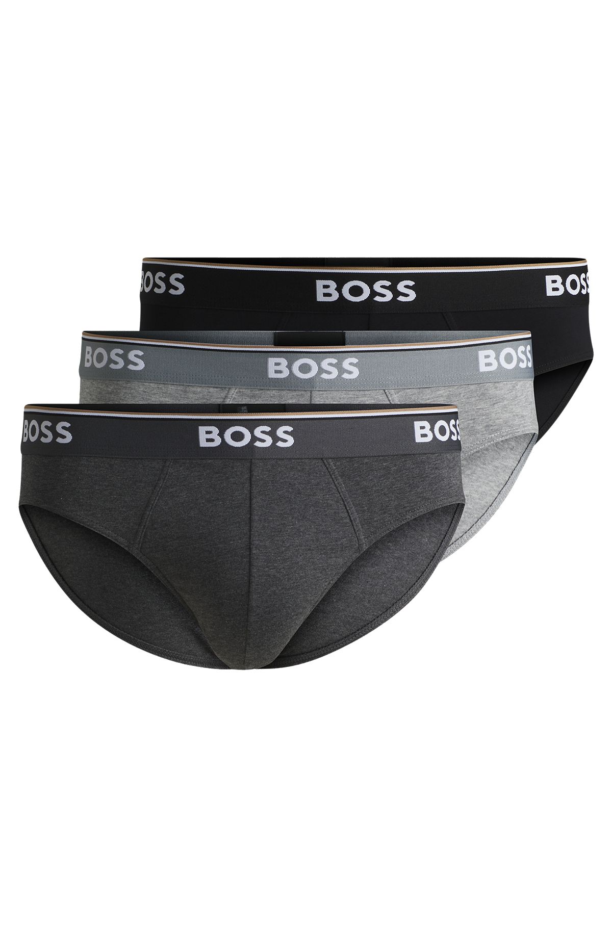 Boxer Briefs Modal Cotton Black/Grey Frank & Beans Underwear S M L XL XXL