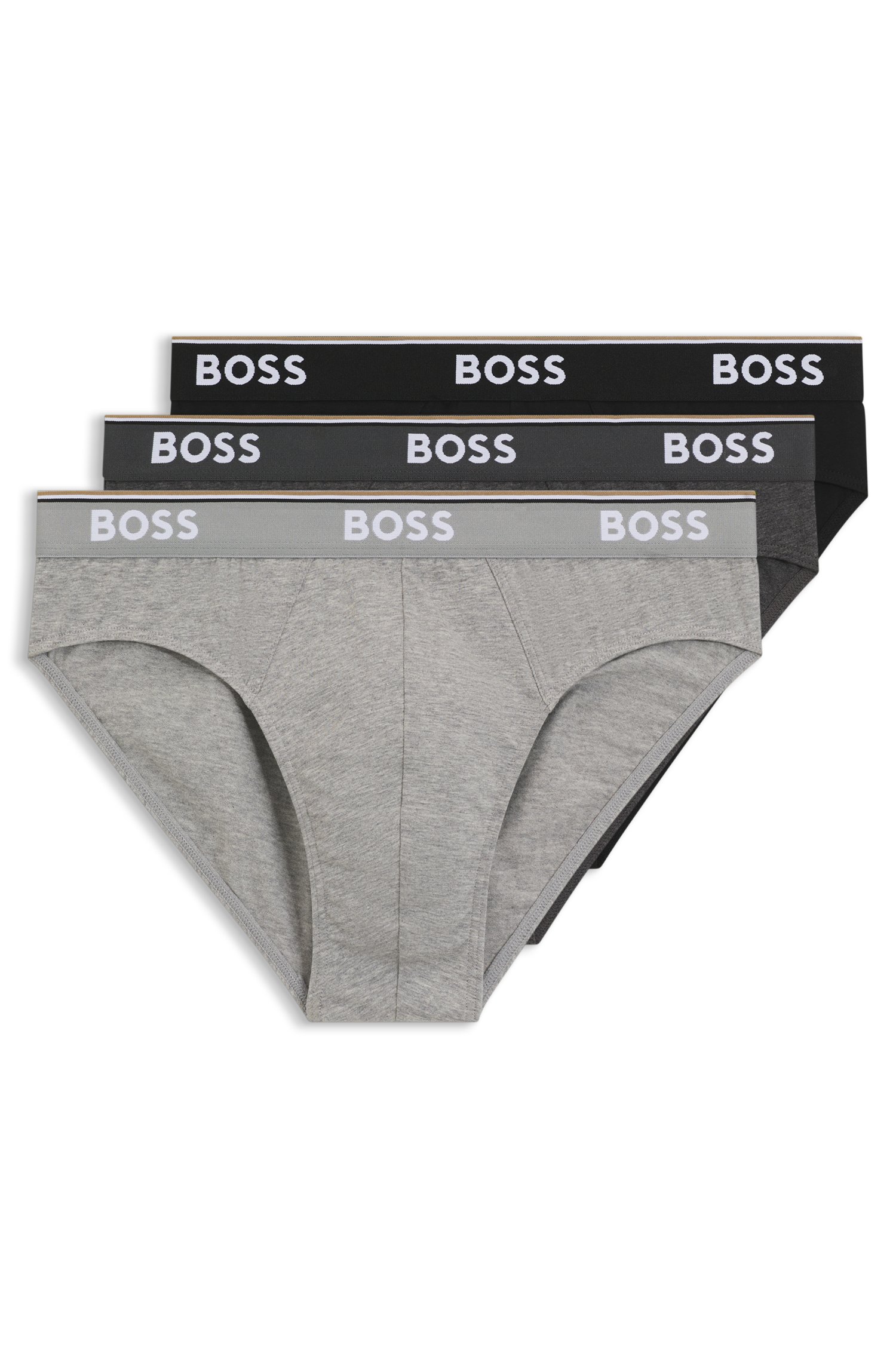 Boss Pack 3 kalsonger Breve 3P herr – bild 3