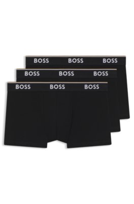 Boss Uomo Nero - 3 Pack Trunks - Underwear - Xl - Immagine 4