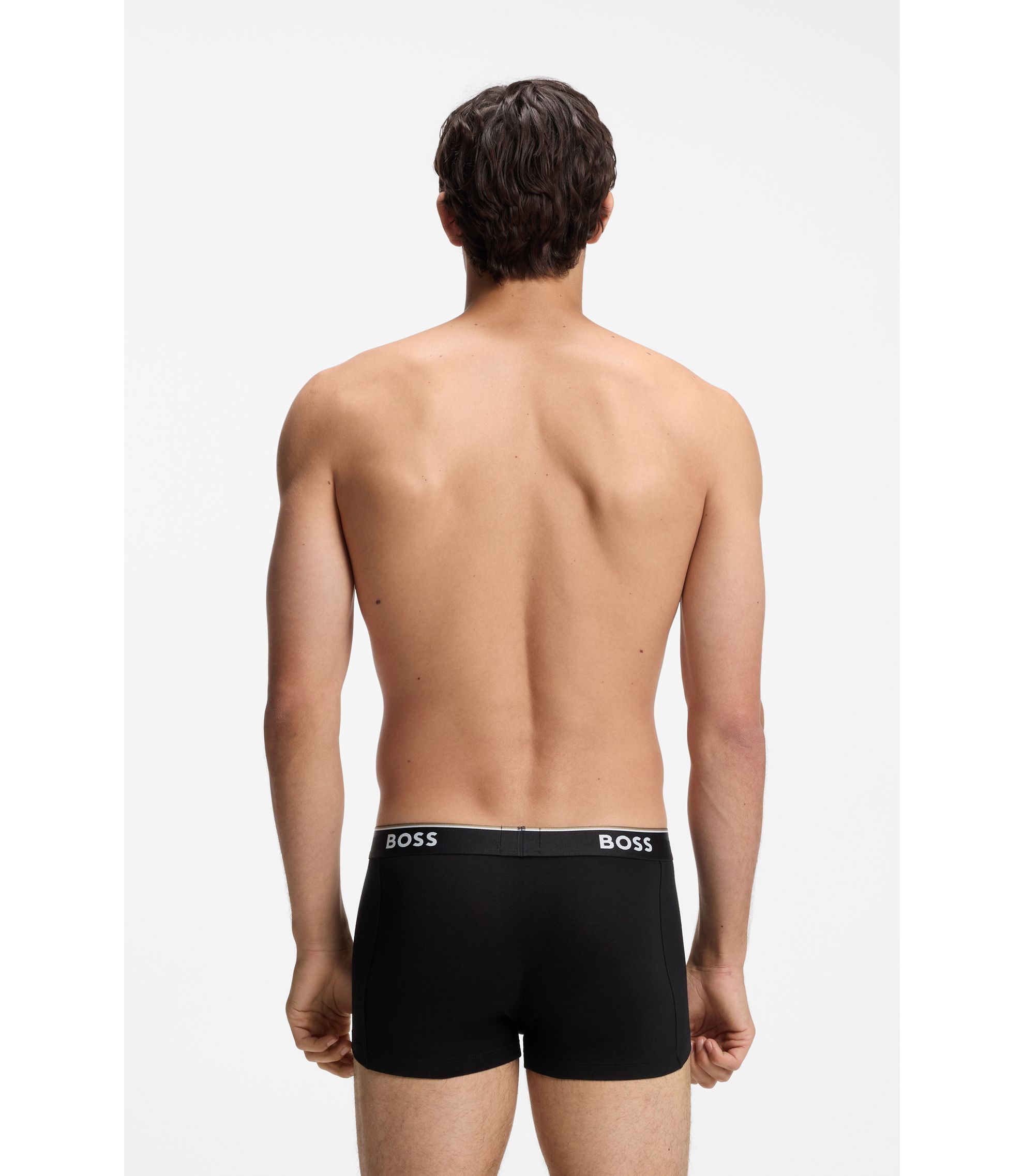 BOSS Trunk Stripe Tronco Uomo In Cotone Ed Elastan, Lavabile A 40° - 4