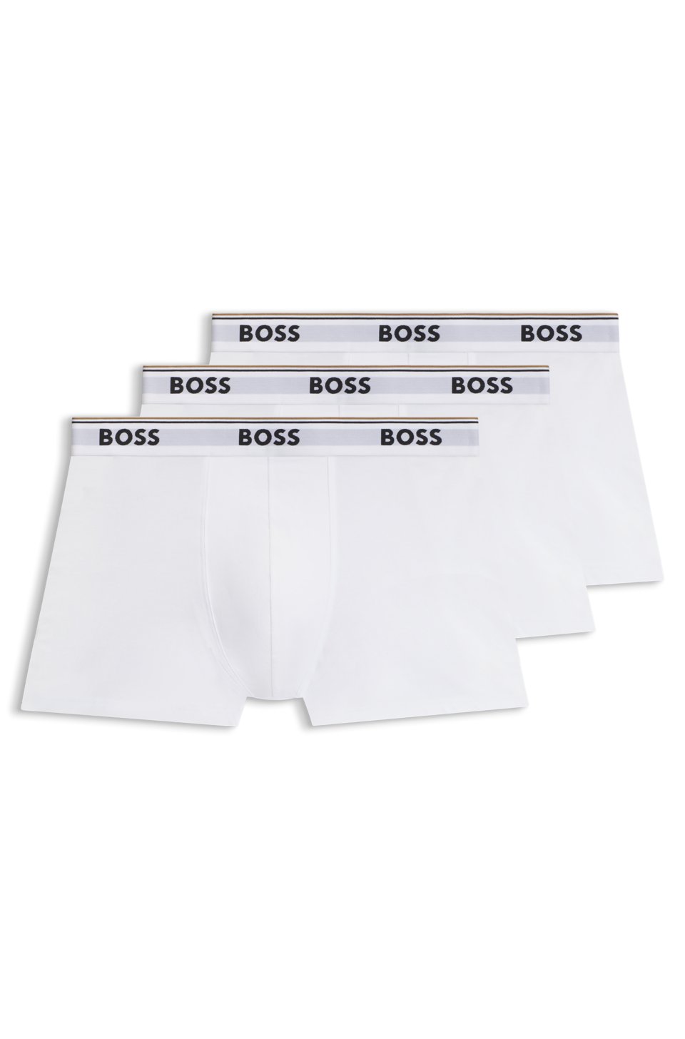 Three-pack stretch-cotton trunks