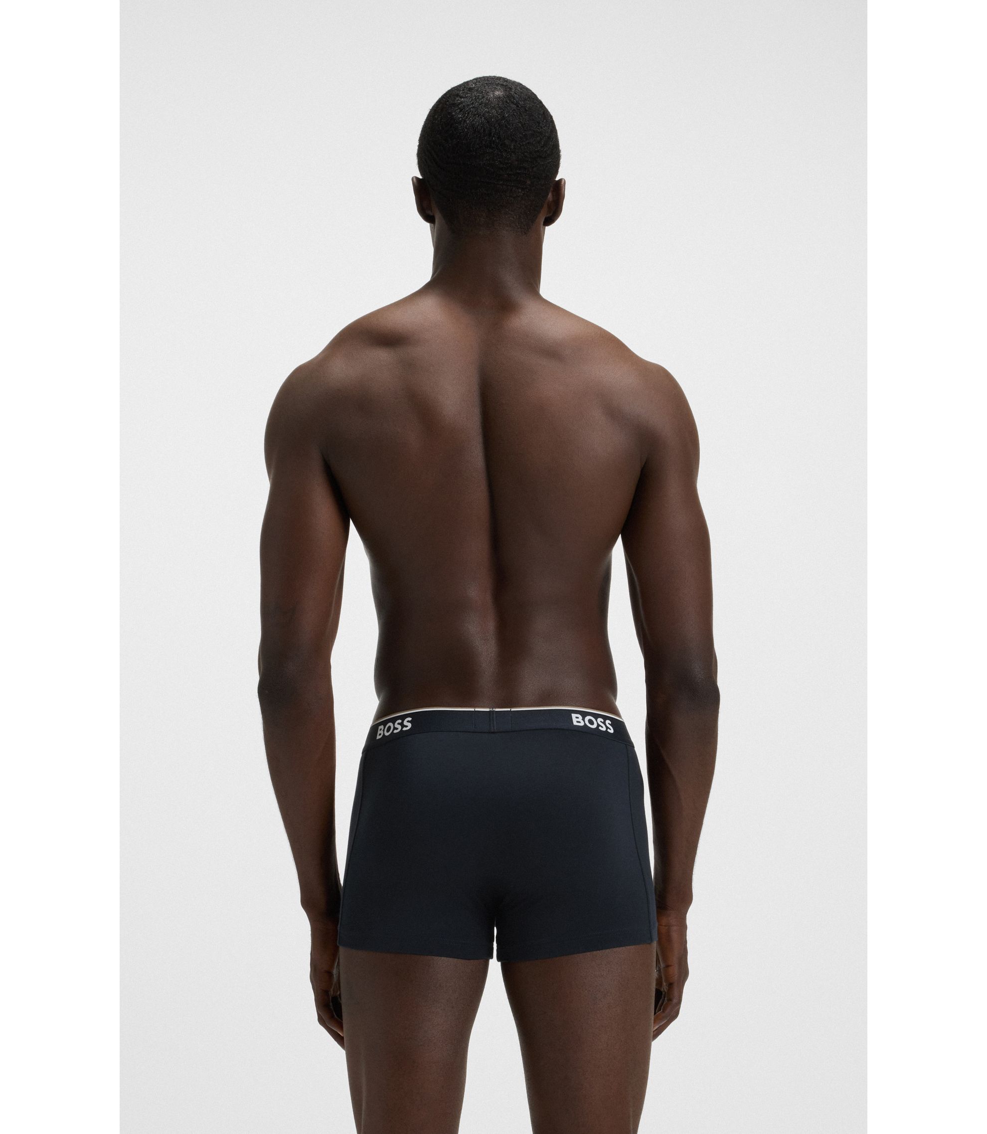 BOSS - ボクサーパンツ3枚セット ストレッチコットン ロゴ