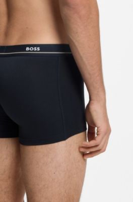 F&uuml;nferpack Boxershorts, Schwarz / Wei&szlig; / Blau