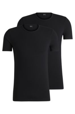 Mens black shop boss t shirt