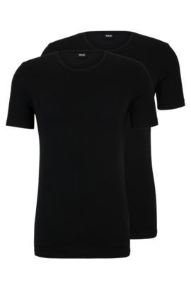 Womens Clothing Tops T-shirts Koche Cotton Stencil-logo Print T-shirt in Black 