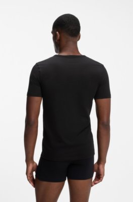 Boss T-shirt Modern 2-Pack Svart Storlek herr – bild 3