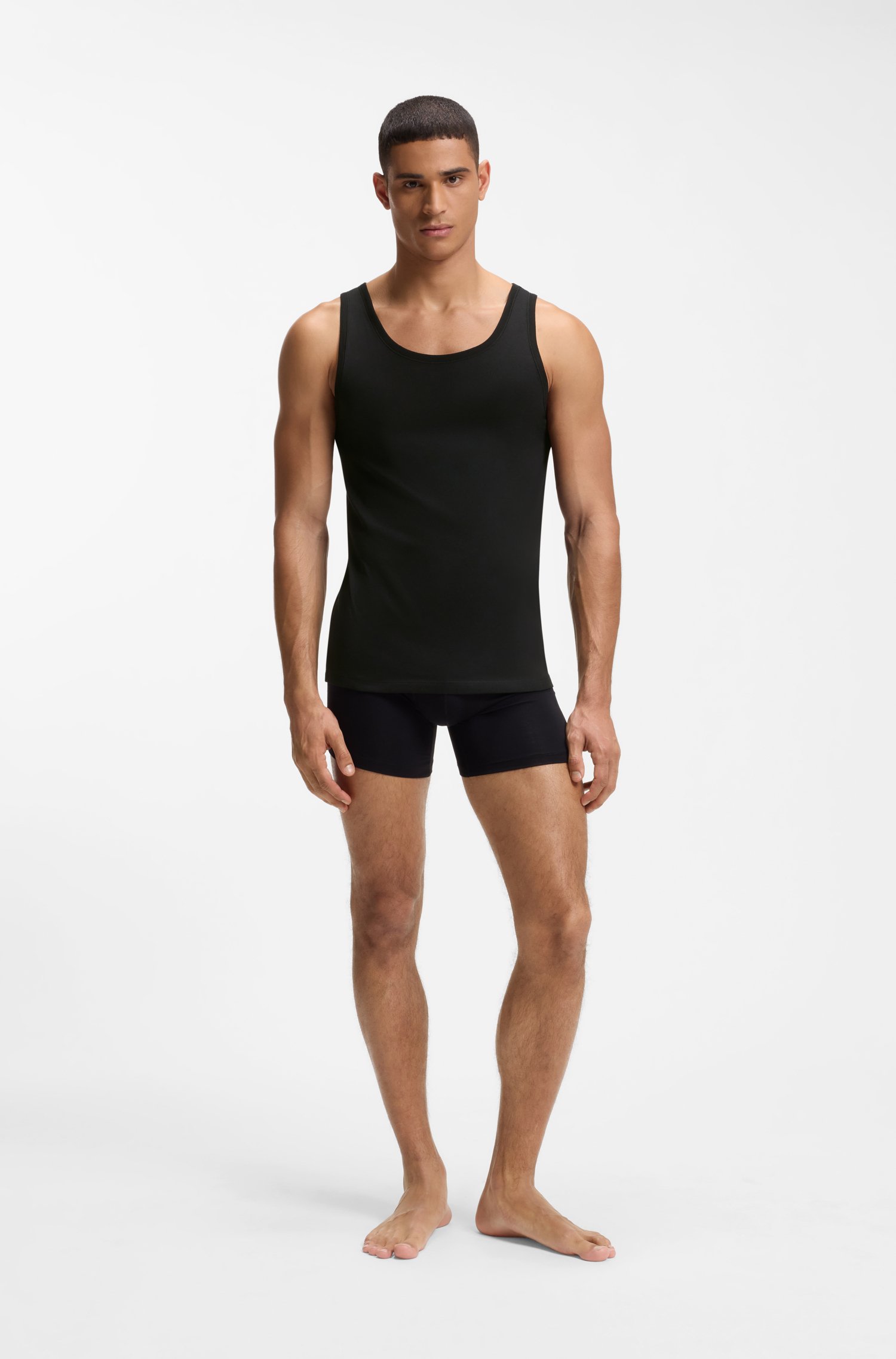 Boss Three-pack cotton vests underställ herr – bild 3