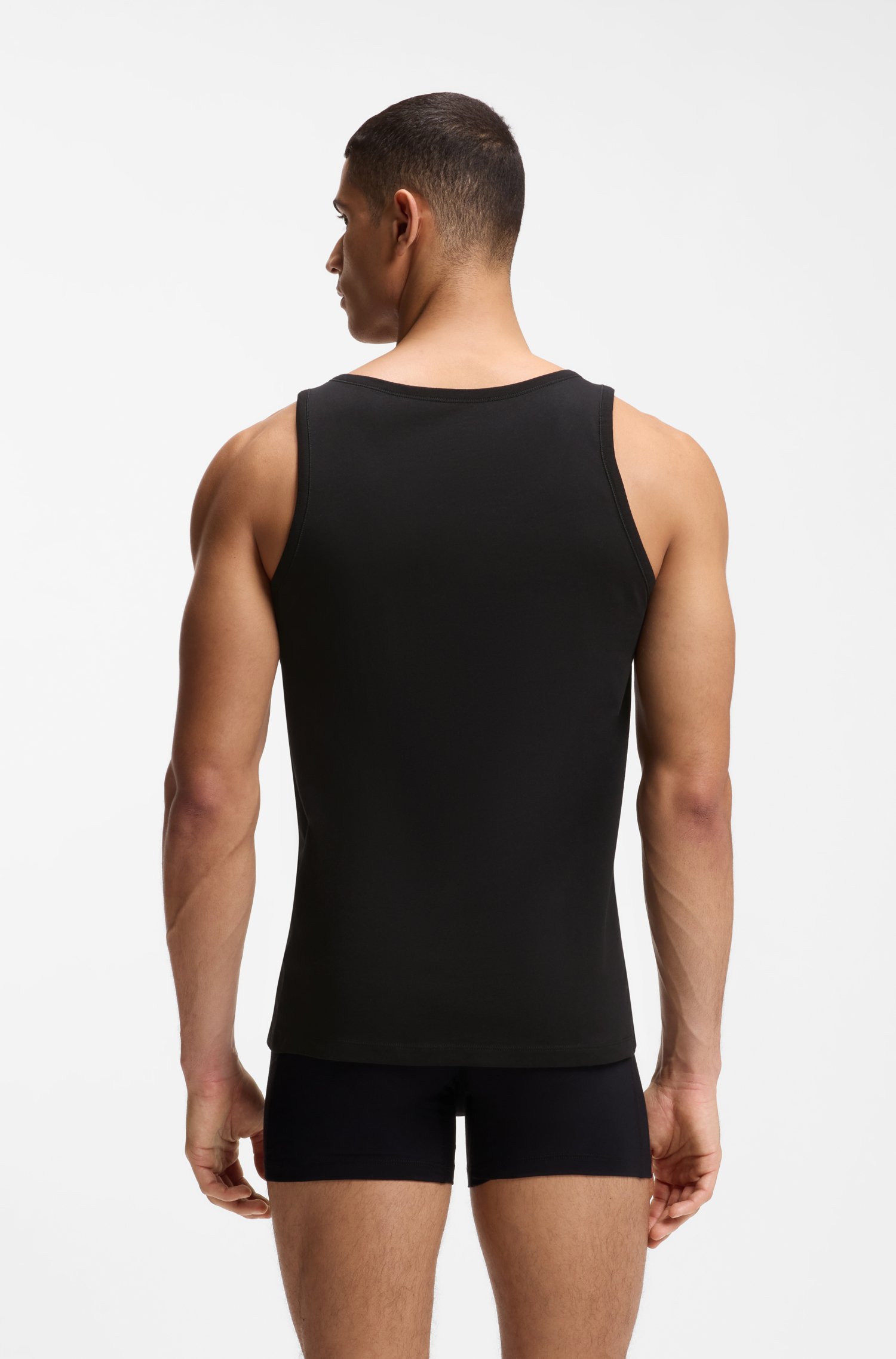 Boss Three-pack cotton vests underställ herr – bild 2