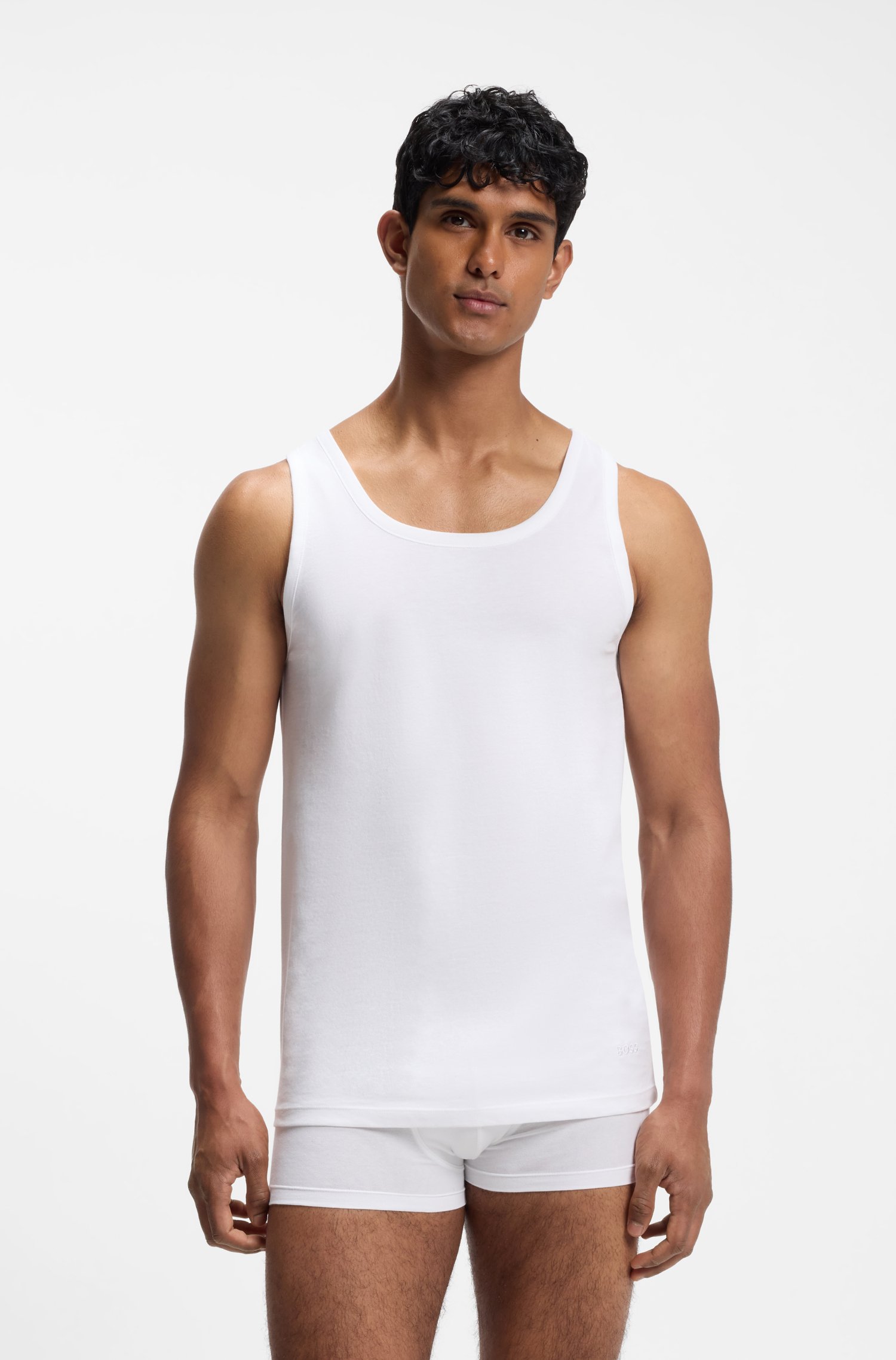 Boss Three-pack cotton vests underställ herr – bild 2