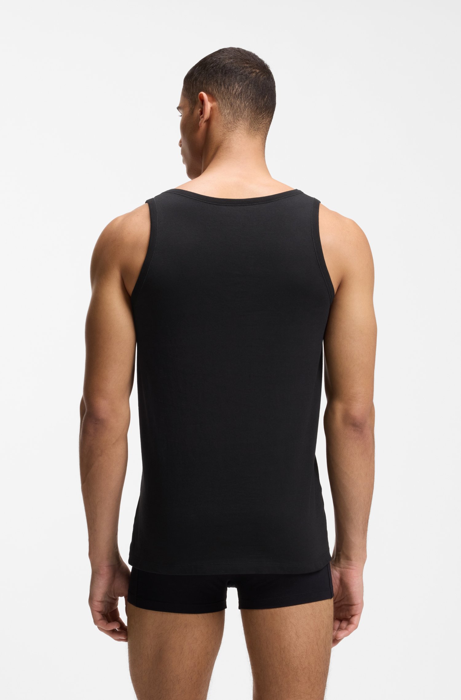 Boss Three-pack cotton vests underställ herr – bild 2