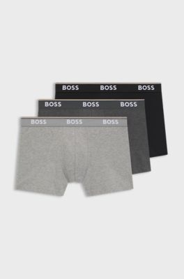 3-pack boxer briefs, Black / Grey