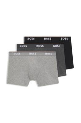 Three-pack of boxer briefs in stretch cotton
