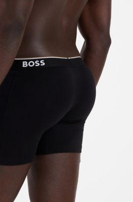 3-pack boxer briefs, Black / Grey