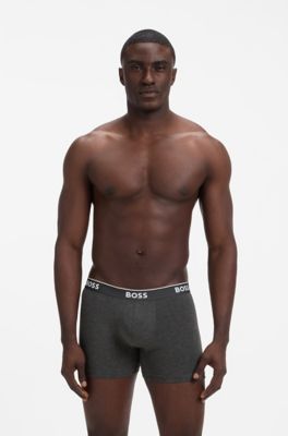 3-pack boxer briefs, Black / Grey
