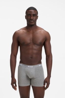 3-pack boxer briefs, Black / Grey