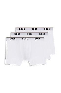Three-pack of boxer briefs in stretch cotton