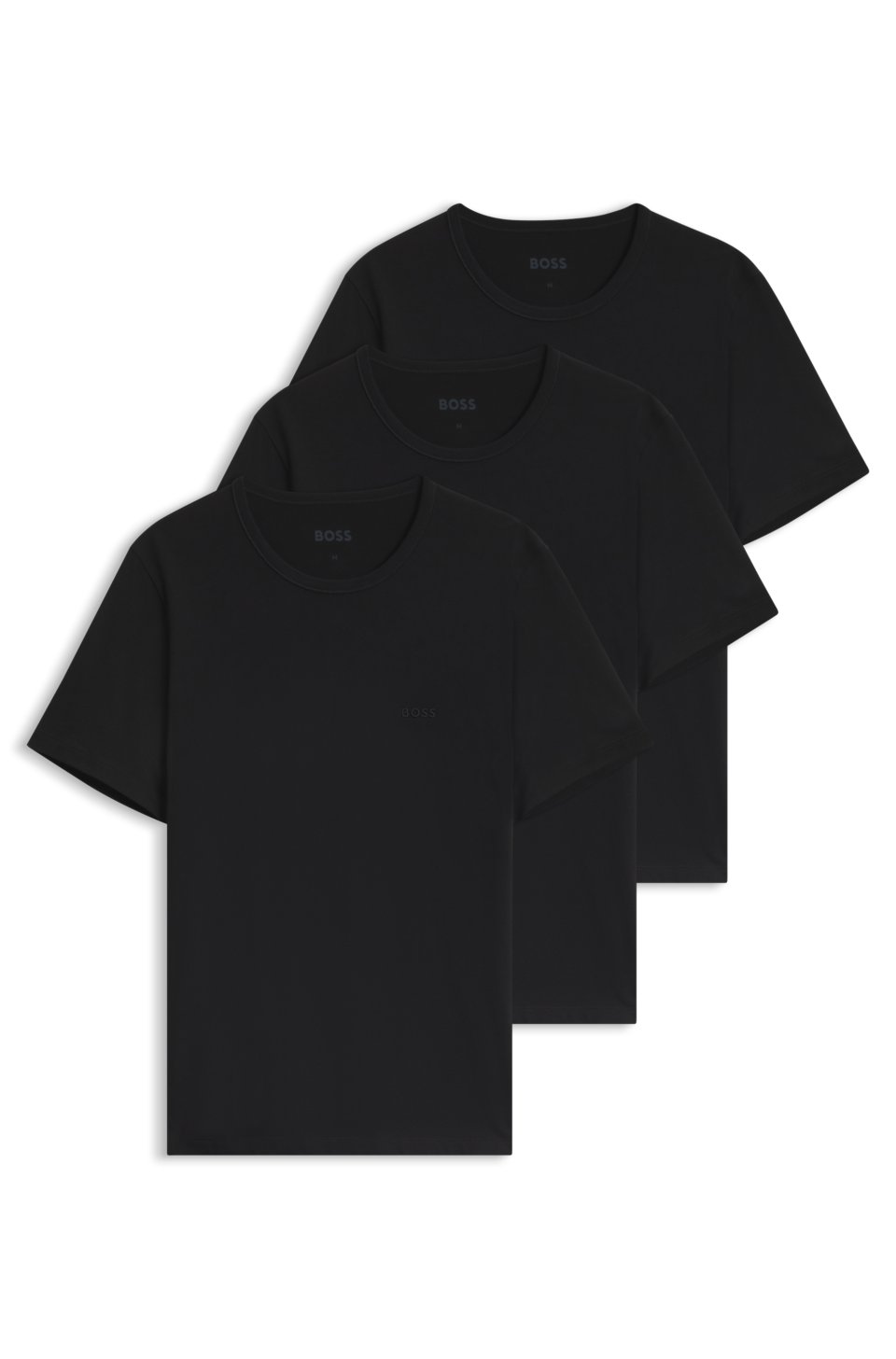Three-pack cotton T-shirts