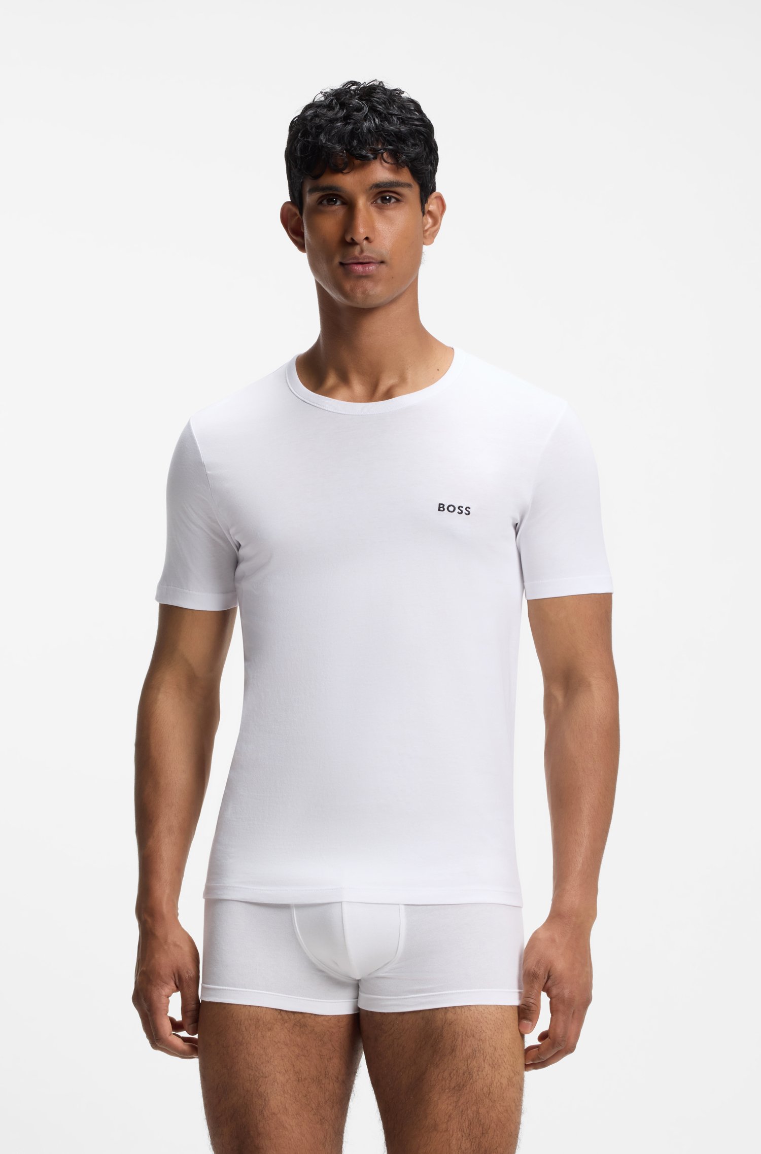 Boss Förpackning med 3 västar t-shirts herr – bild 3