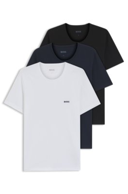 Three-pack cotton T-shirts